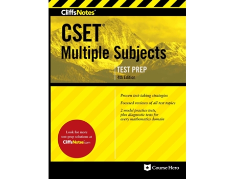 Livro Cliffsnotes Cset Multiple Subjects 4th Edition De Btps Testing (inglês)
