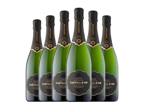 Espumante CASTELL D'OR Brut Nature Cava (0.75 L - 6 Unidades)