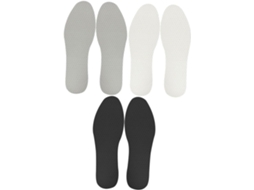 Palmilhas De Látex Absorventes E Respiráveis, Recortáveis, 3 Pares, Confortáveis Para Homens E Mulheres, Reduzem A