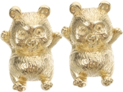 Puxadores De Latão Homoyoyo Panda Para Armários, Conjunto De 2 Peças, Puxadores Decorativos Para Portas De Armários E