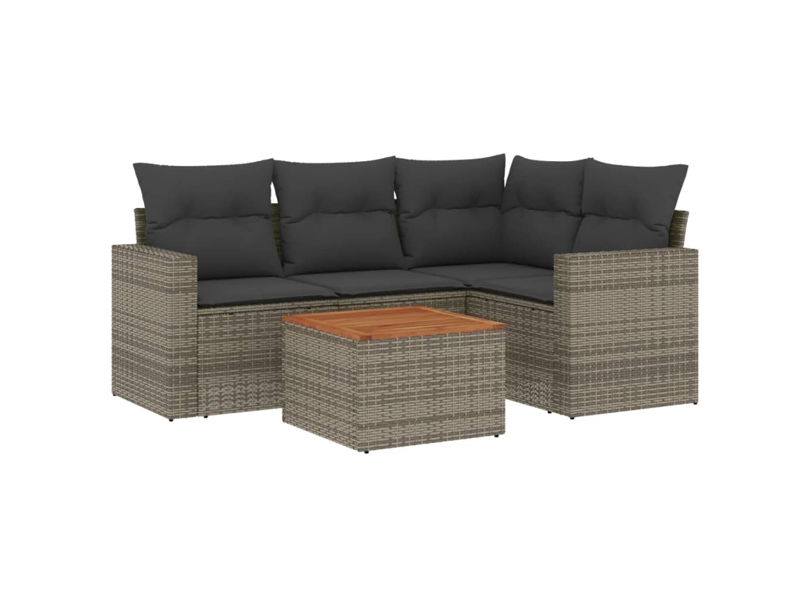 Garden Sofa Set, Garden Sofa Sets Vidaxl Cinzeto Rattan / Vime (n/a)