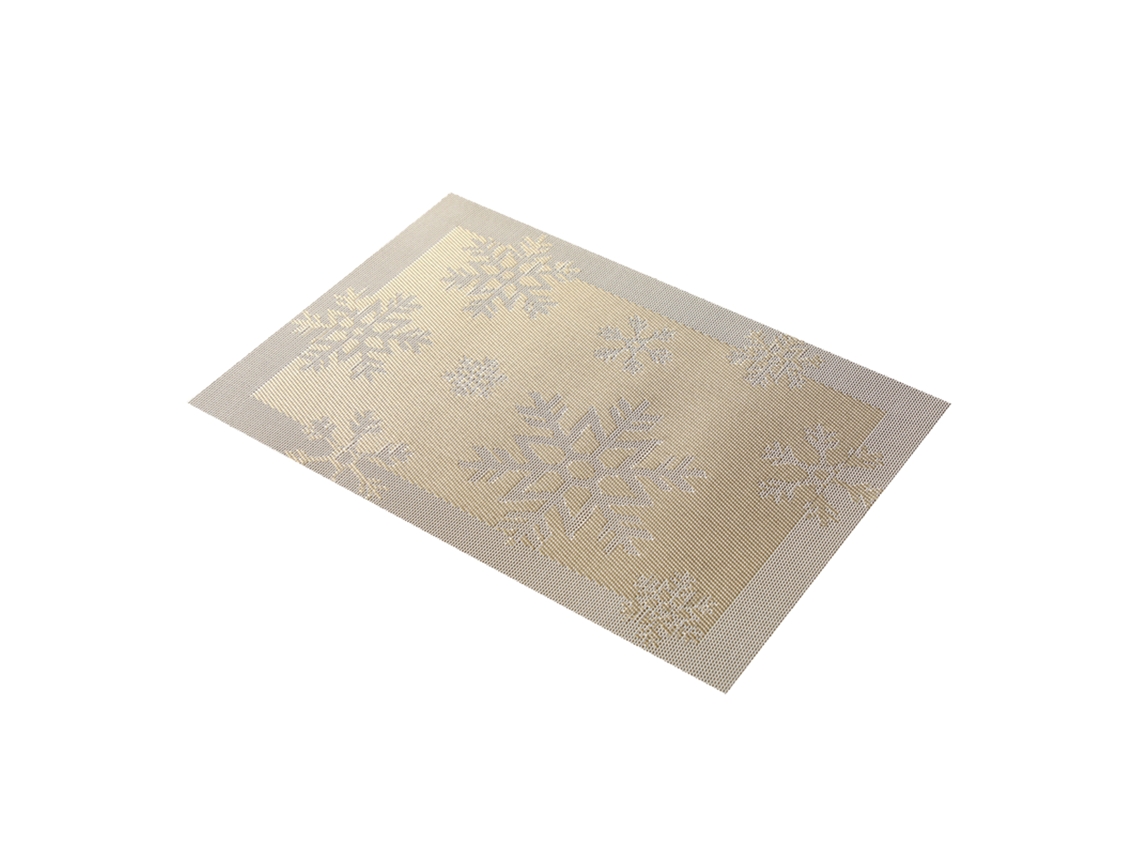 Laxiscreed Tapete De Mesa Isolante Natalino Com Rena E Floco De Neve Para Proteção Contra Calor