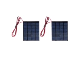 2pcs Módulo Solar Mini Epóxi 6V 2W | S/MARCA