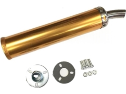 Tubo de Escape para Motocicleta Silenciador Universal em Metal 60x280mm Corrida Este É Bem Feito