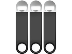 Conjunto Com 3 Unidades De Coqueteleira, Qualidade Profissional Revestimento De Borracha E Aço Inoxidável, Tamanho Grande 17,8 Cm (7 Polegadas)