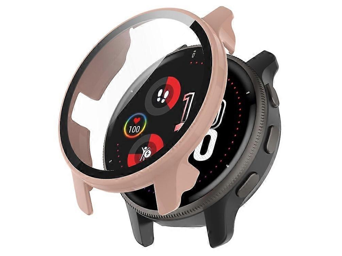 Capa Protetora De Relógio De Pc Rígido E Durável Compatível Com Garmin Venu2 Plus Com Protetor De Tela De Vidro Temperado Integrado Webake