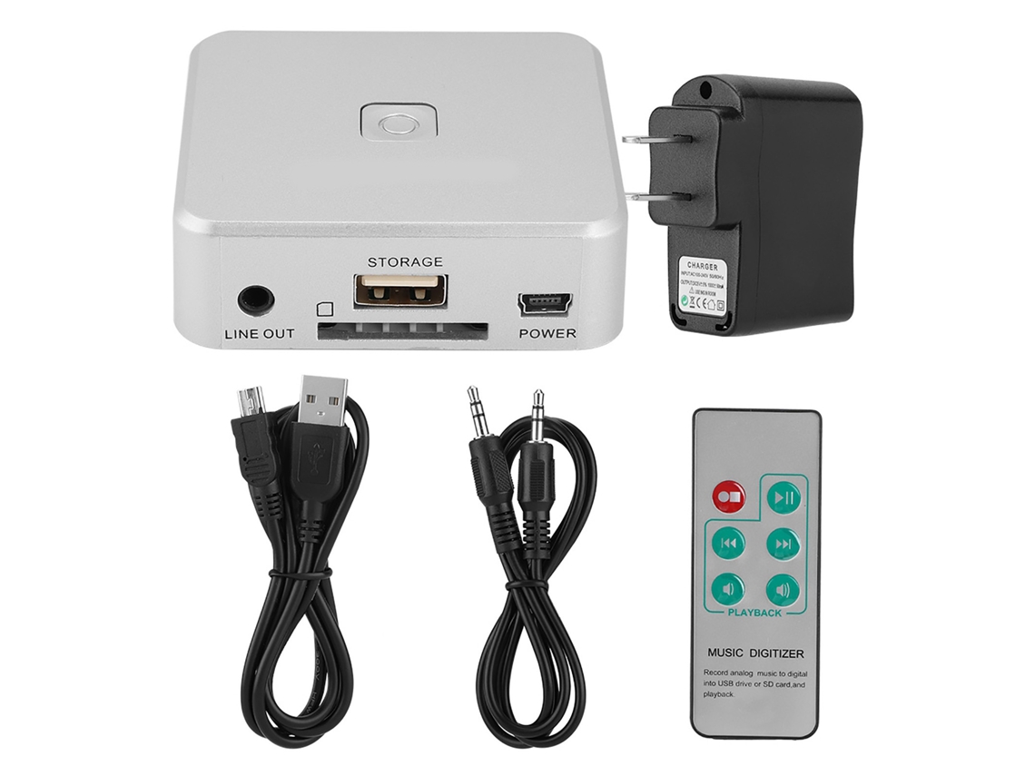 Cartão de Captura de Áudio Usb Ezcap241 com Pen Drive e Sd