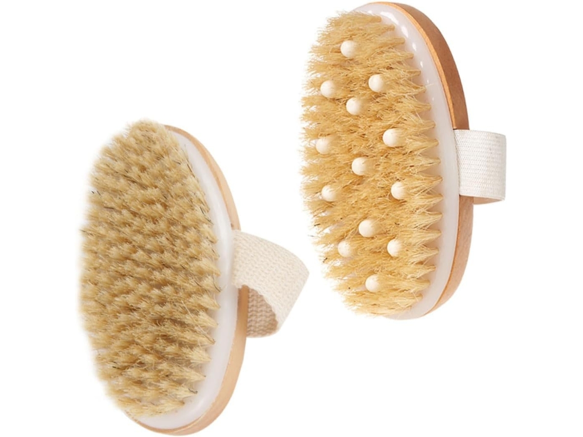 Lurelia Pack De 2 Escovas De Silicone Para Banho, Silicone Macio, Pega Ergonómica E Massagem Suave, Uso Diário Essencial