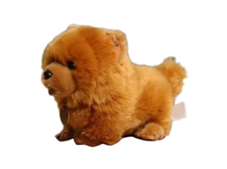 2026 Adorável Cachorrinho Chow Chow de Pelúcia Macia para Decoração de Sofá, Brinquedo Presente, 25cm