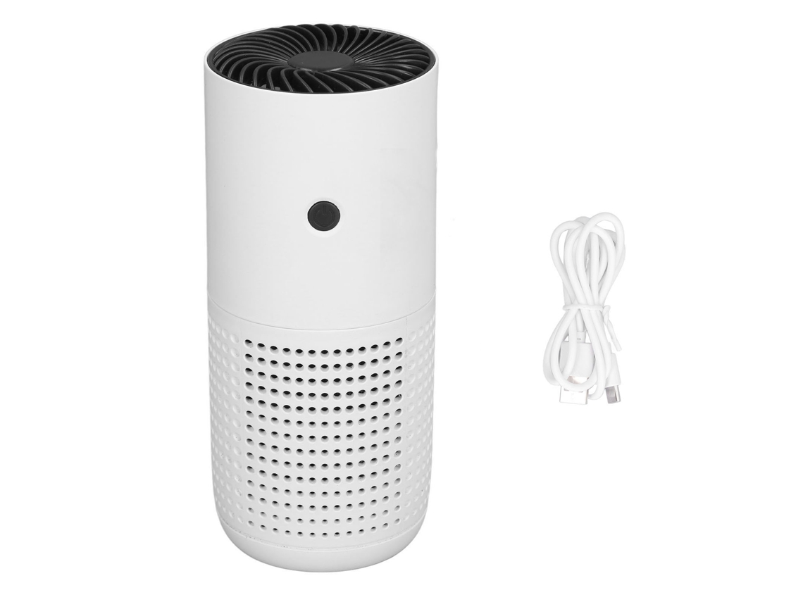 Laxiscreed Purificador De Ar Para Automóvel, Remove Fumaça E Poeira, Luz Ambiente Noturna