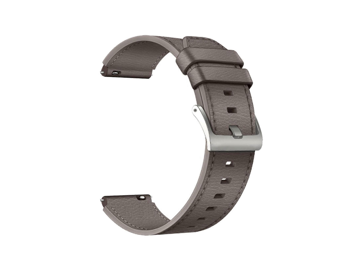 Pulseira De Couro Preta Para Huawei Watch Gt2 Pro