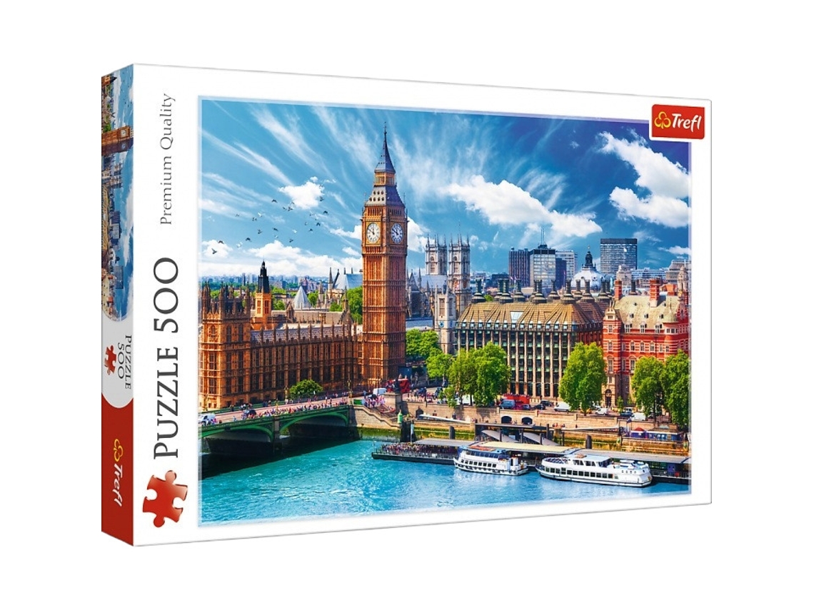 Puzzle TREFL Sunny day in London (Idade Mínima Recomendada: 12 Anos  - 500 Peças)
