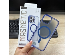 Capa Para Iphone 17 Air Fosca Transparente Magnética Em Acrílico Fosco
