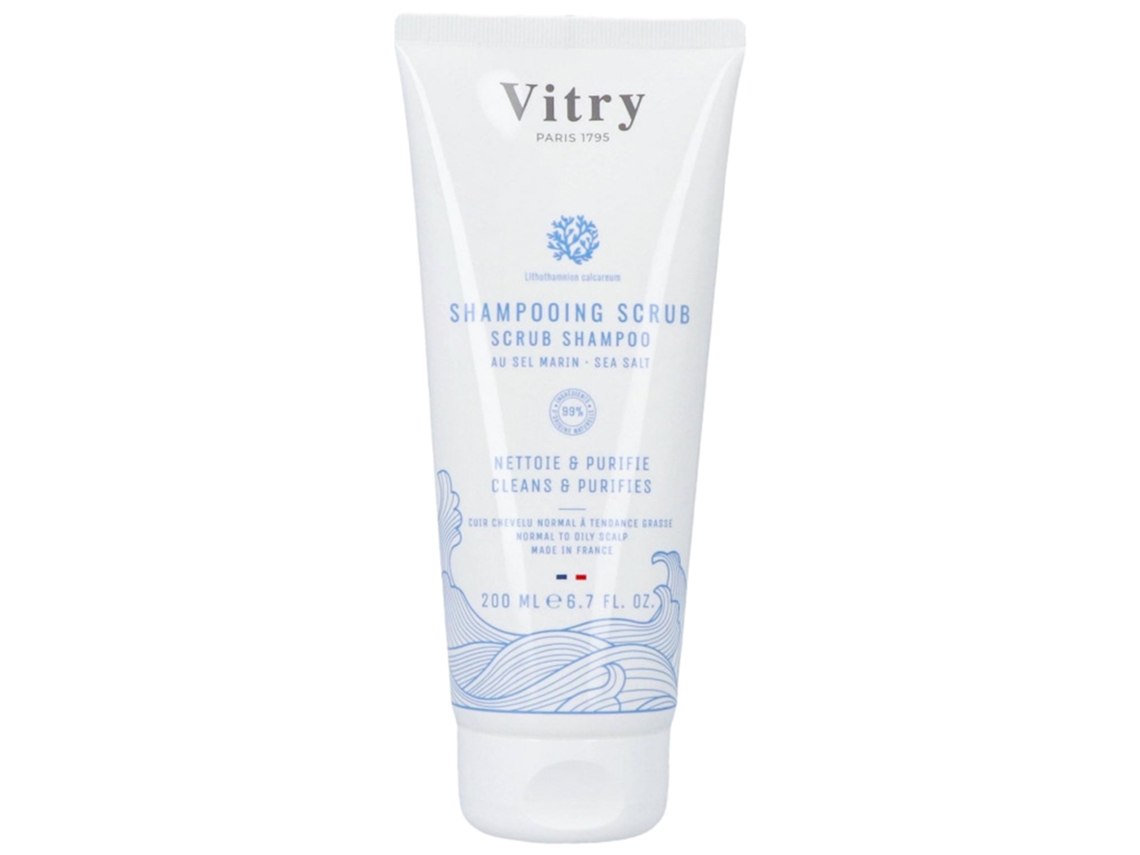 Shampoo Esfoliante Com Sal Marinho 200 Ml VITRY