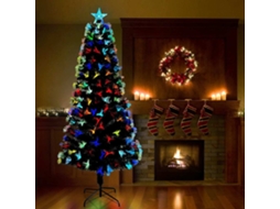 Vidaxl Árvore De Natal Artificial Verde 210 Cm Pvc