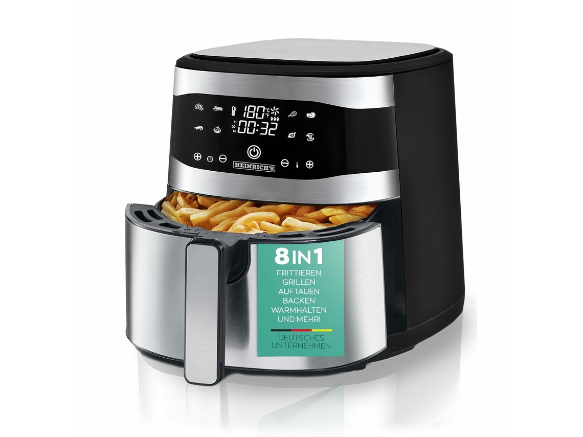 Fritadeira sem Óleo HEINRICH'S HFR 8205 (1800 W - 8 L)