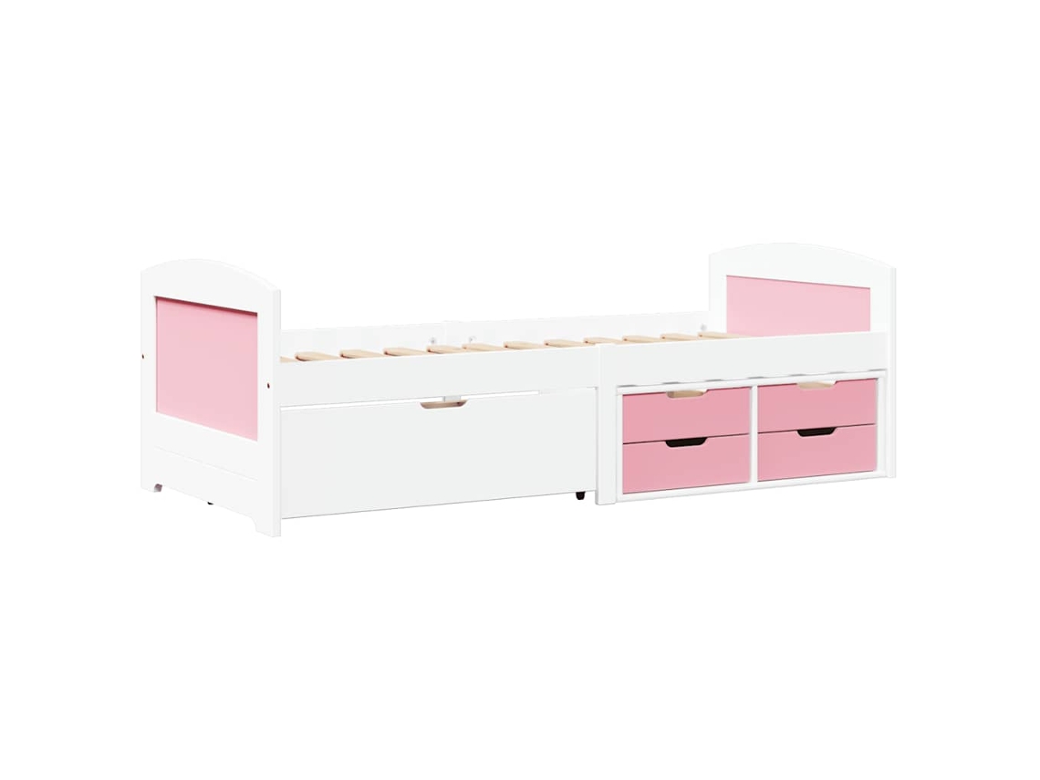 Day Bed, Day Beds Vidaxl Cor-de-rosa Madeira De Pinho (n/a)