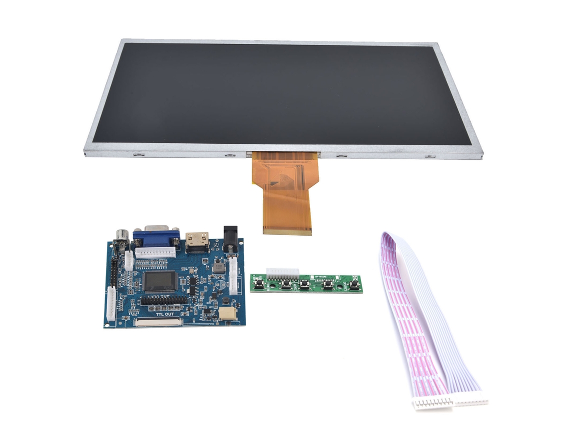 Módulo de tecido TFT LCD de 10 polegadas com interface HDMI para Raspberry Pi (Painel de Controle)
