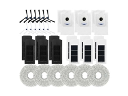 Escova Lateral, Filtro Hepa, Saco De Pó, Panos De Esfregão Para Aspirador De Pó Robô Deebot X2 / X2 Omni / X2 Pro Brilvibera