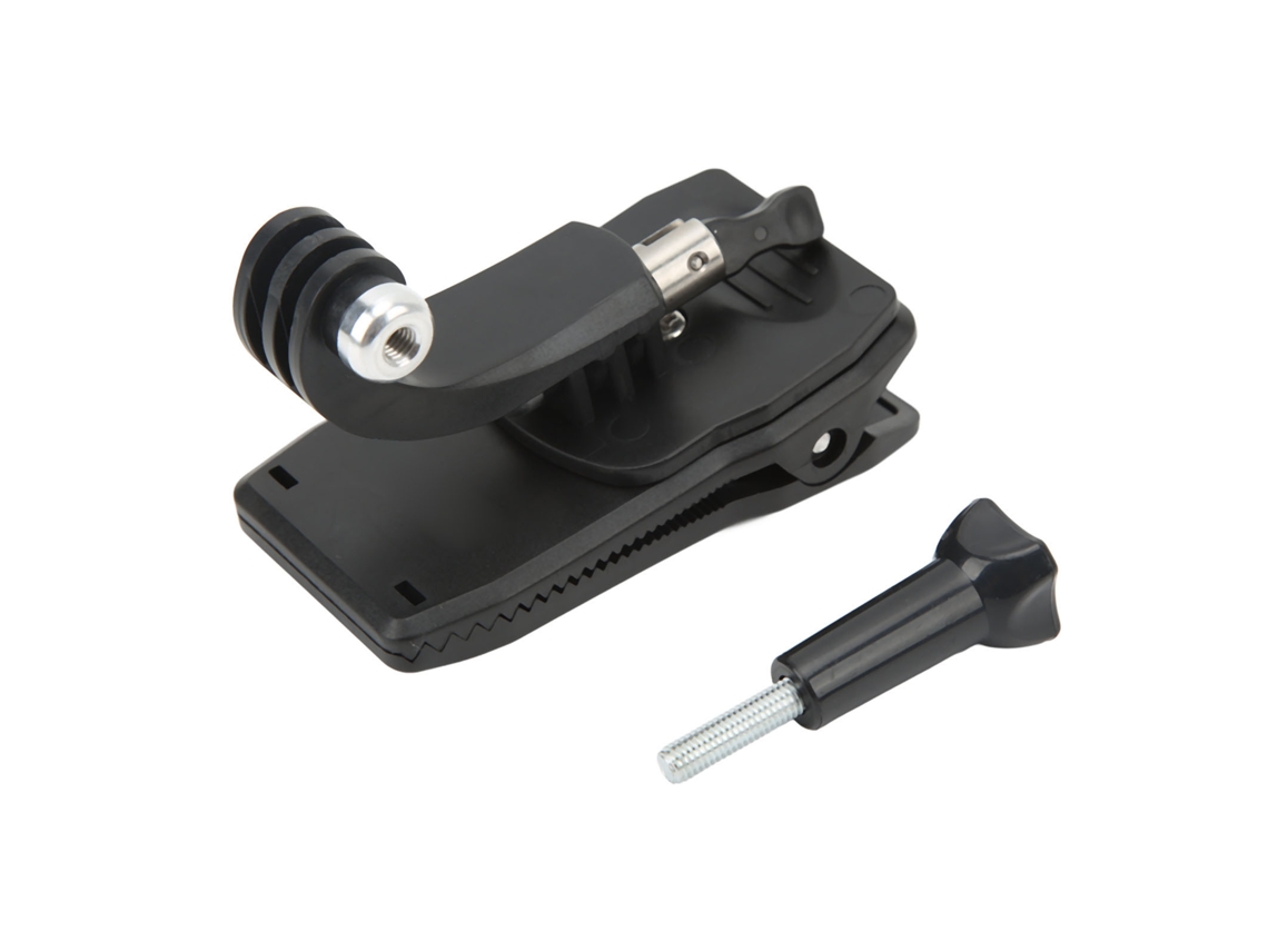 Portabolsa Para Cámara Con Clip Universal Y Soporte Tipo J Ajustable En Ángulo Antideslizante Para Mochilas