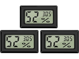 Lurelia Termohigrómetro Lr44, Digital, Ecrã Lcd, Interior/exterior, A Pilhas