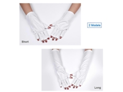 1 Pair Uv Protection Gloves Fingerless Anti Glove Protect Hands From With Led Gel Nail Polish Drying Lamp Manic Ure Tool GOKOCO