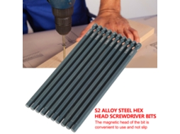 Conjunto De Destornilhadores Laxiscreed Em Aço S2, 150mm, Ideal Para Reparações Precisas