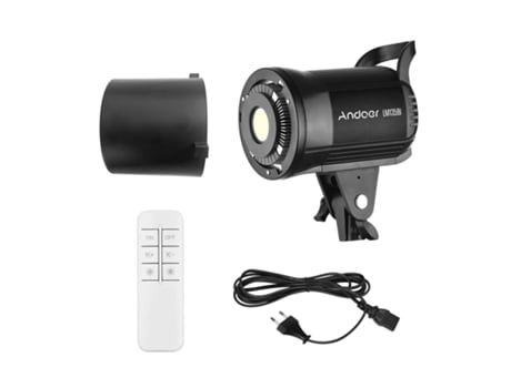 Projetor de Estúdio Foto e Vídeo Montagem Bowens Iluminador Lm135Bi 135W 3200K-5600K ANDOER
