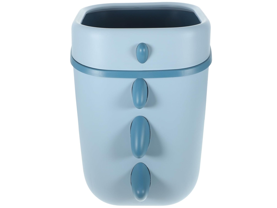 Lixeira Sem Tampa Azul Com Desenho De Dinossauro, Grande Capacidade, Feita De Plástico Resistente, P Gokoco