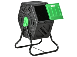 Compostor Rotativo 65l 60x49x77 Cm (com Ventilação, Base de Aço)