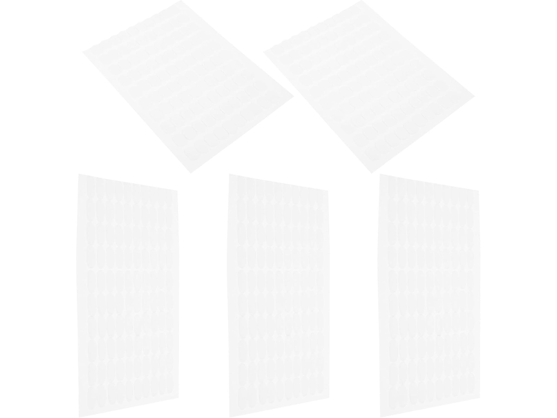 Pacote Com 500 Adesivos Transparentes De Dupla Face E Nanocola.