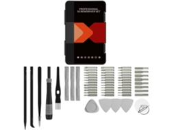 Conjunto De 58 Chaves Fenda Ergonômicas Com Organizador Compacto,