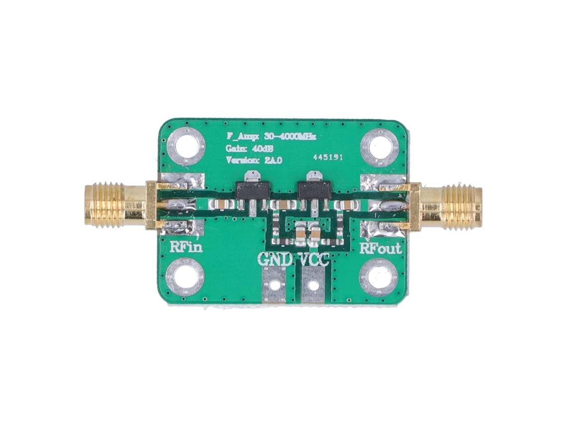 Módulo Amplificador De Potência Rf Com 40db De Ganho 30-4000mhz Componentes Eletrônicos