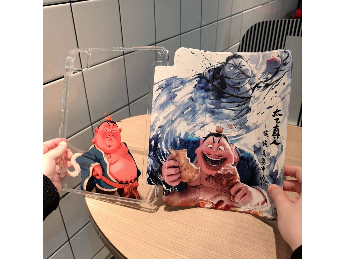 Capa Para Ipad 2025 11/10 10,9 Caneta Esquerda Taiyi Zhenren S Desenho Animado Personalizado Magnético