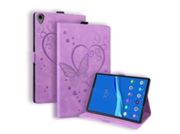 Capa De Couro Com Aba Horizontal E Estampa De Borboletas Para Lenovo Tab M8 (hd) / M8 (fhd) Tb-8505f.
