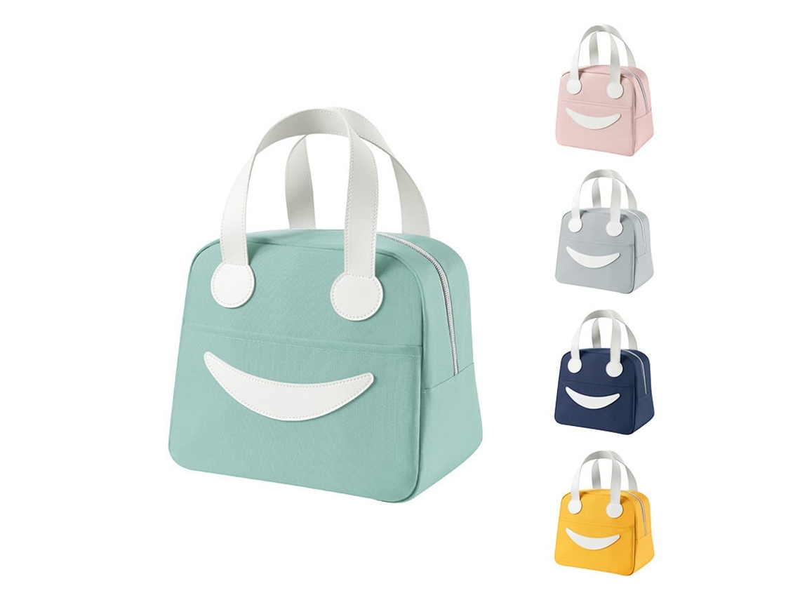 1 Bolsa Térmica Portátil Verde para Almoço, Mini Bolsa para Almoço BRILVIBERA