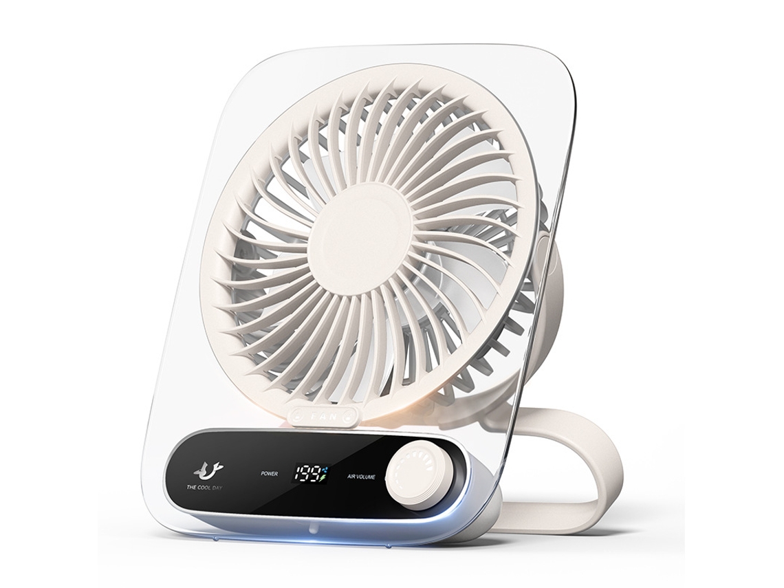 Ventilador de mesa EIFSON 199 velocidades, silencioso, 3 a 10h de autonomia branco EIFSON
