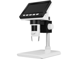 Microscópio Digital Lcd de 4,3 Polegadas com Entrada para Moedas, Ampliação de 1000x e 8 Luzes. SFUSHOS
