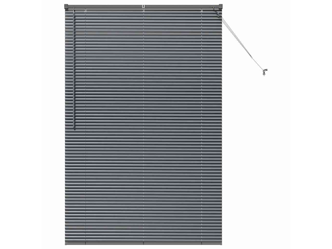 Conjunto 1 Persianas Venecianas Vidaxl Cinzento Alumínio (175 X 120 Cm)