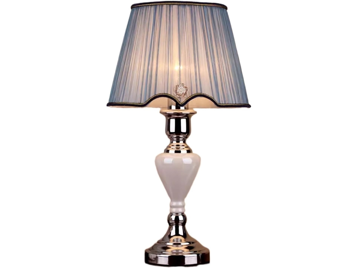 Abajur De Cabeceira Com Luz Noturna Para Quarto Moderno Noturno Azul