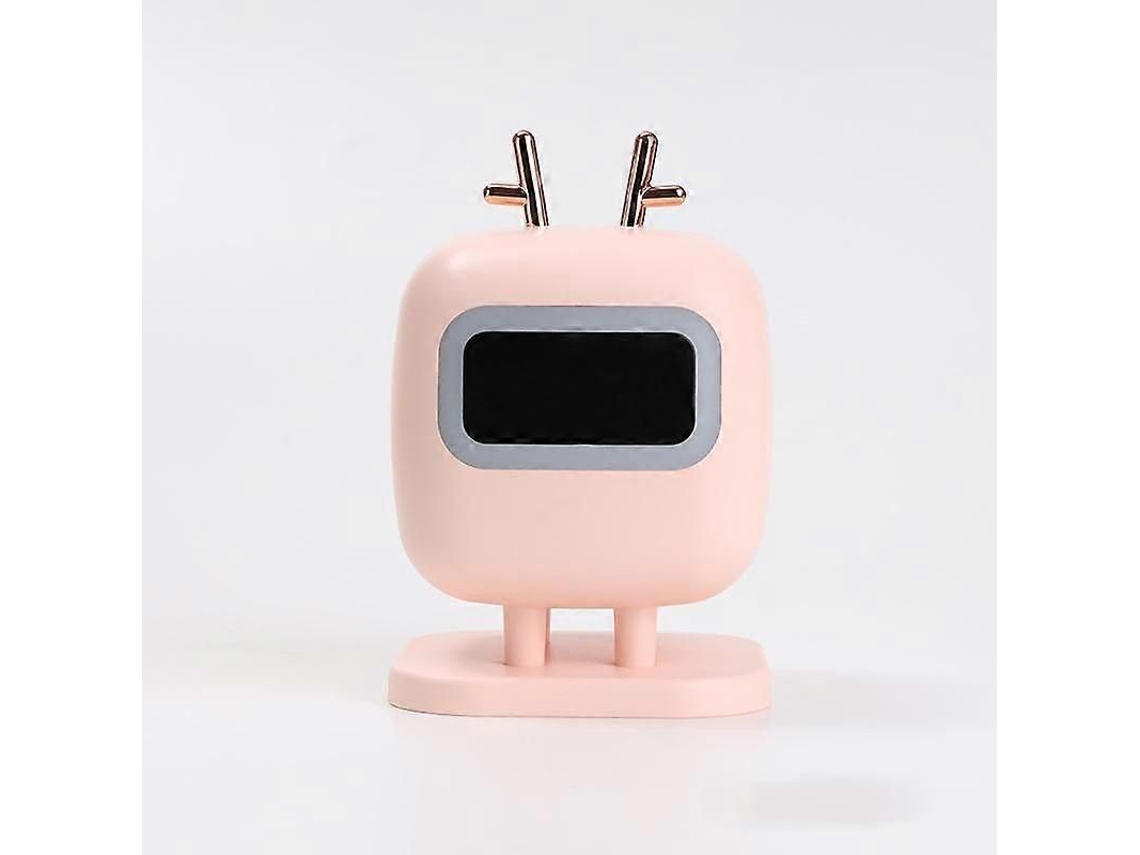 Relógio Despertador Infantil, Digital para Crianças, Ruído Branco, Luz Noturna com Usb de Spertador Infantil Quarto D GOKOCO