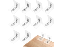 Abaodam Furniture Anchors Easy Conjunto De 12-ganchos Adesivos Sem Furos Para Armários E Gabinetes Prevenção Quedas