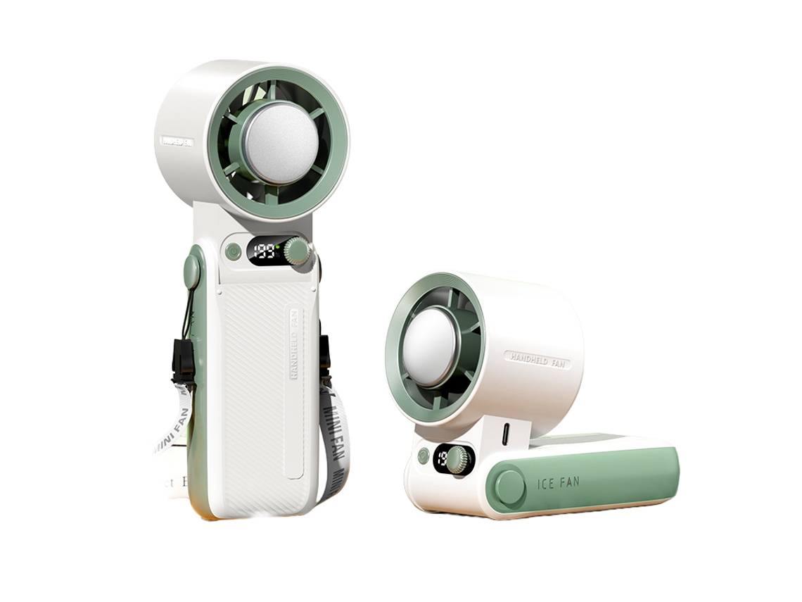 Laxiscreed Ventilador Silencioso Portátil Compacto Com Tecnologia De Resfriamento Por Componentes Semicondutores