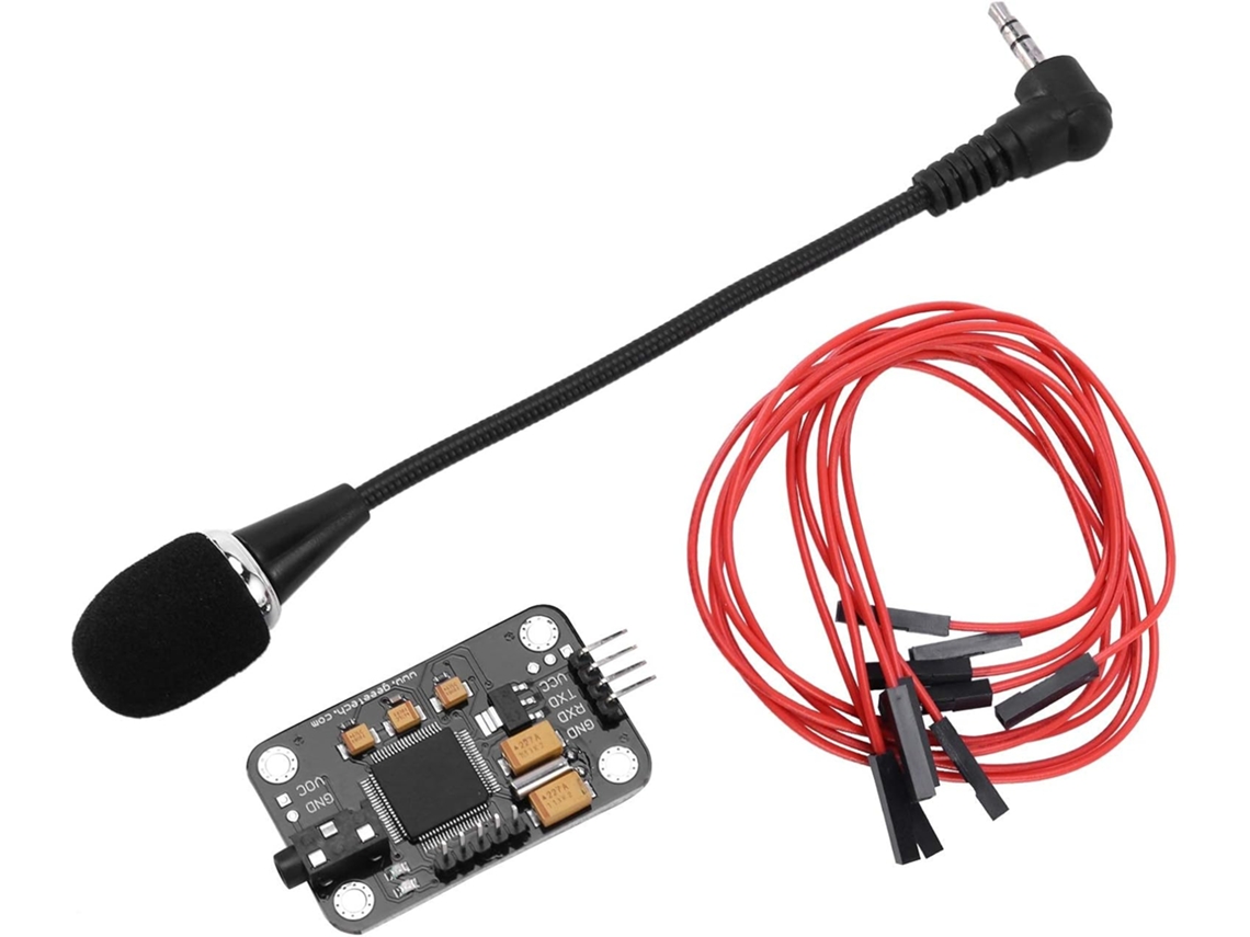 Módulo De Reconhecimento De Voz Com Microfone, Painel De Controle De Voz Para Dispositivos Compatíve Gokoco