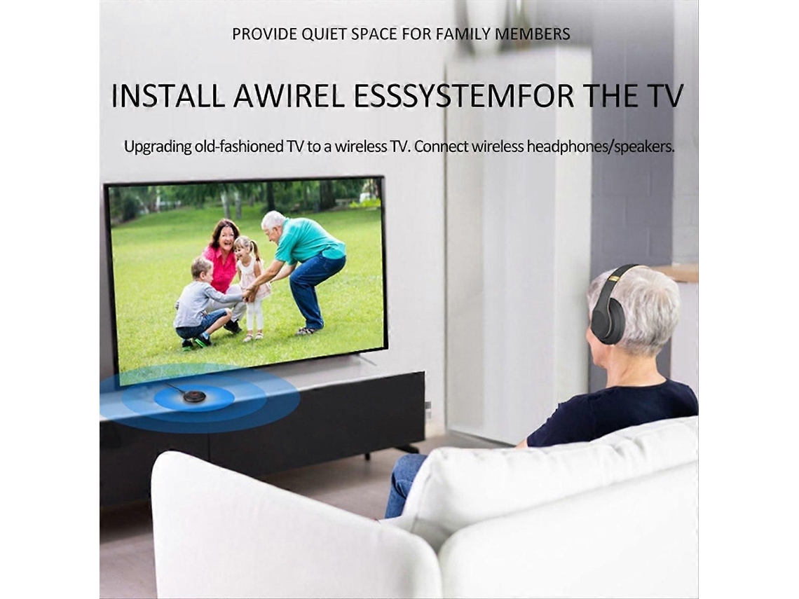 2 Em 1 Transmissor Receptor Bluetooth 5.4 Aux Bluetooth
