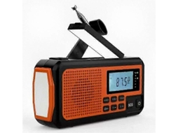 Rádio De Emergência Solar Multifuncional Com Manivela Am/fm E Carregador Portátil Para Acampamento Ao Ar Livre Olysi Shop (versão Ue)