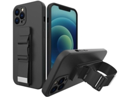 Capa Apple iPhone 13 Pro Max LANYARD Lisa (Preto)