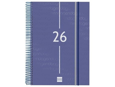 Agenda Finocam Year Azul A4 21 X 29,7 Cm 2026
