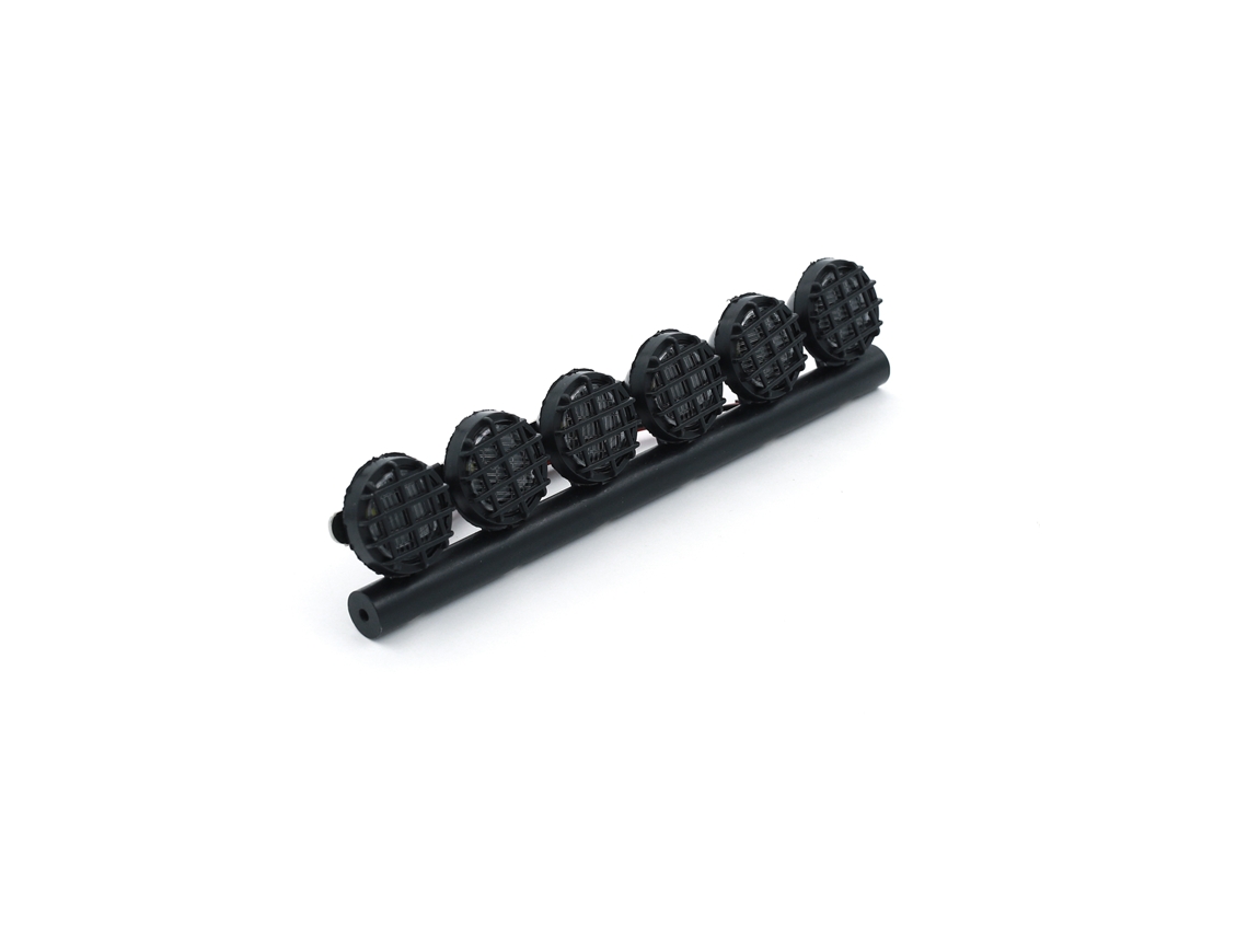 Kit De Acessórios De Lâmpada De Teto Led 6 Luzes Para Carros Rc 1/10 Traxxas Trx-4 Scx10 90046 Rc4wd D90 Km2