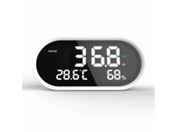 Tester 3 em 1 Multifuncional Medidor de Temperatura Umidade Ruído com Display Digital Nível de Som Decibelímetro